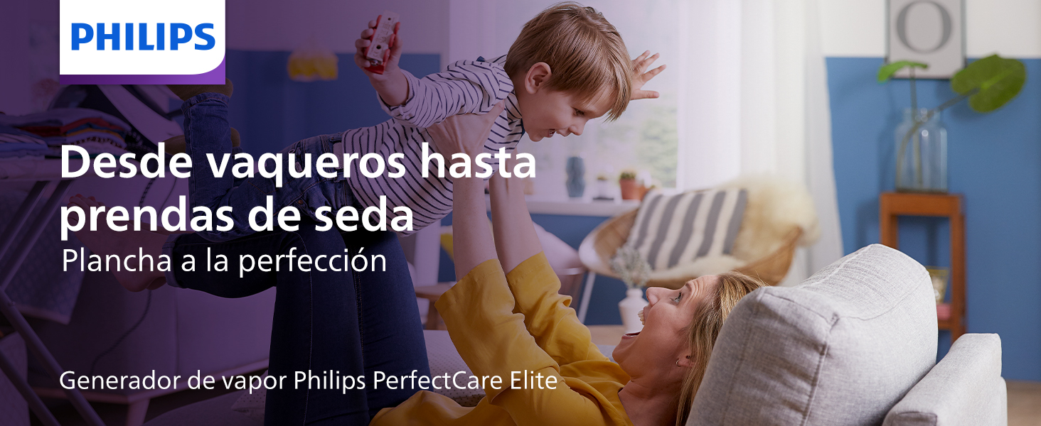 plancha vertical vapor centro planchado ropa philips tabla profesional silence sistema GC9635