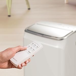 Aire acondicionado portátil / bomba de calor / silencioso / LED / temporizador