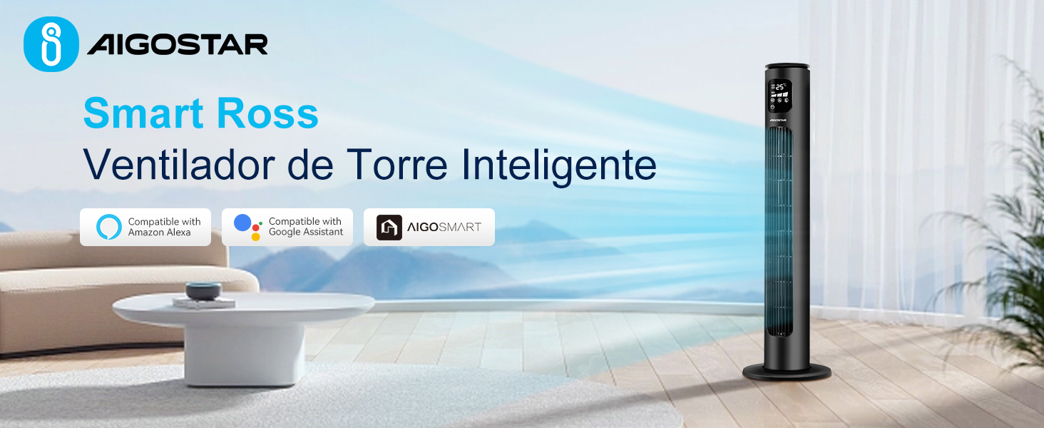 Ventilador de Torre Inteligente