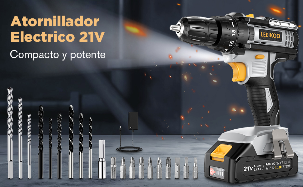 Taladro Atornillador Bateria