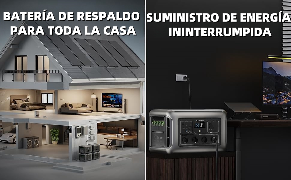 BATERIA DE RESPALDOPARA TODA LA CASA