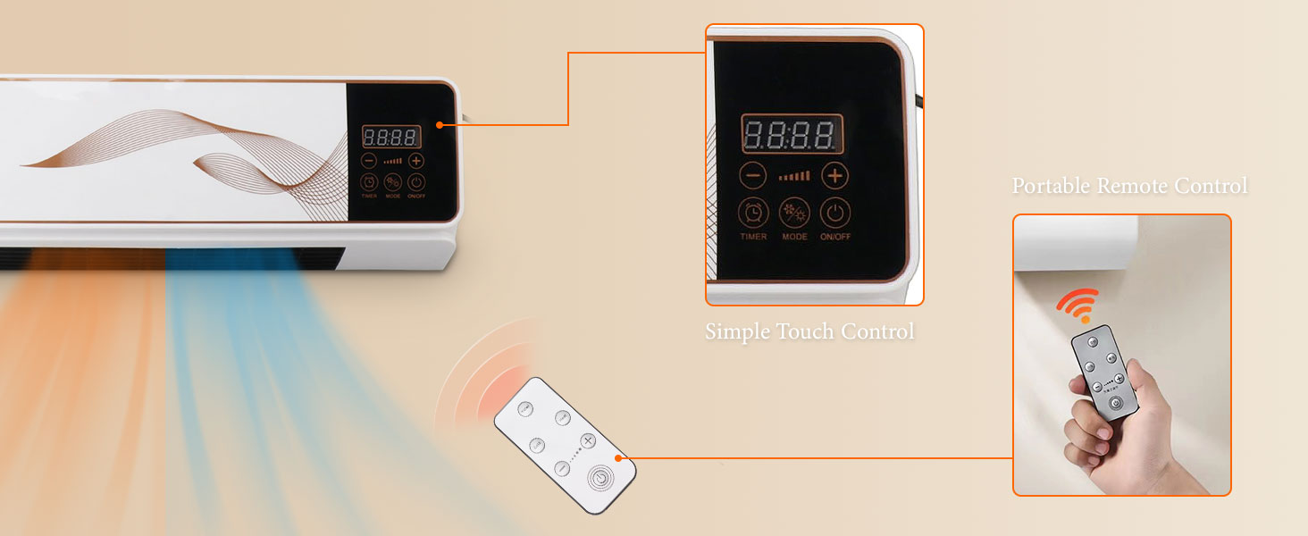Ventilador y Calefactor del Aire Acondicionado
