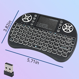 Android TV box mini teclado