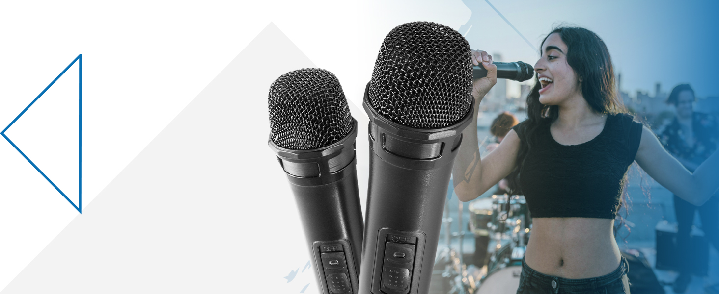 altavoz con microfono inalambrico