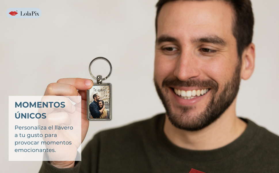 Personalizado Foto y Texto. Llaveros Originales Personalizados. Llaveros Personalizados con Foto