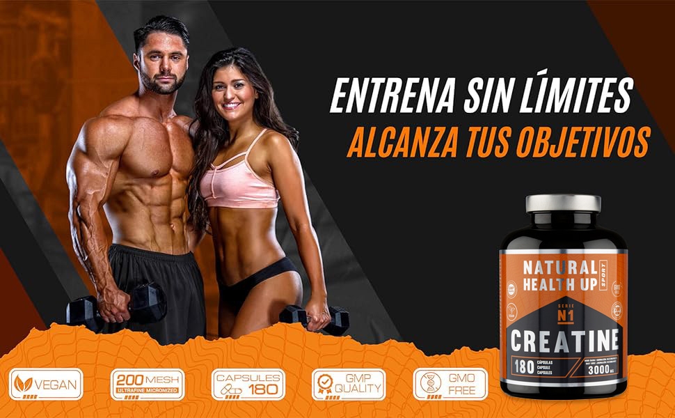 creatina monohidrato natural aumento masa muscular