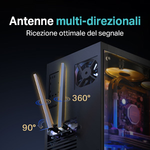TP-Link Archer TBE552E - Tarjeta de red inalámbrica Wi-Fi 7 BE9300