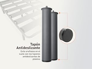 pata roscada, patas roscadas, patas metálicas, patas para somier, patas para base tapizada,