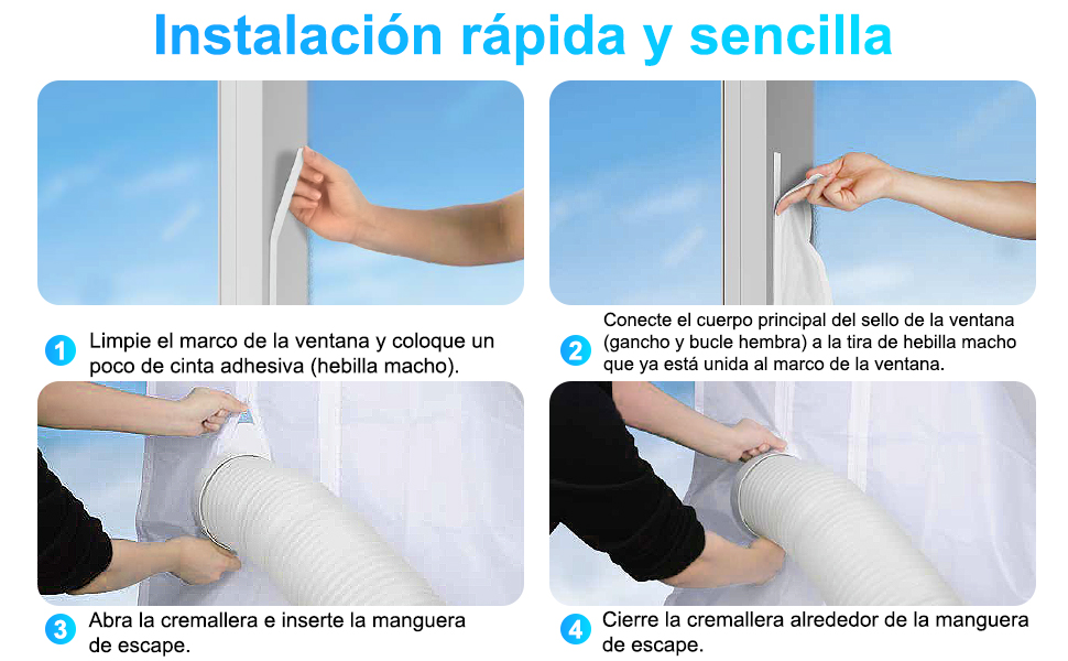 Kit Ventana Aire Acondicionado Portatil