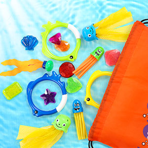 juguetes piscina niños