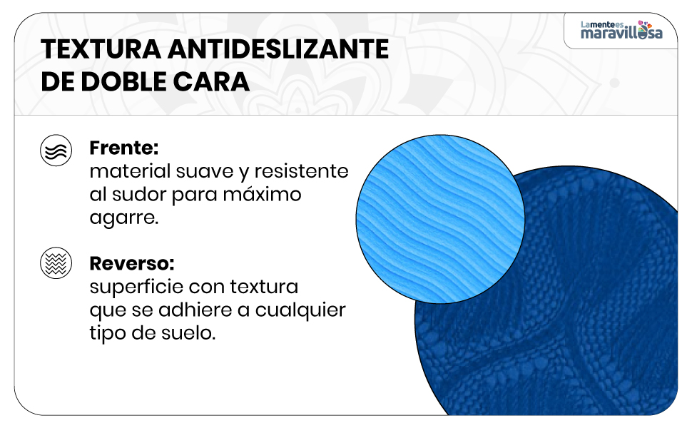 Textura antideslizante de doble cara
