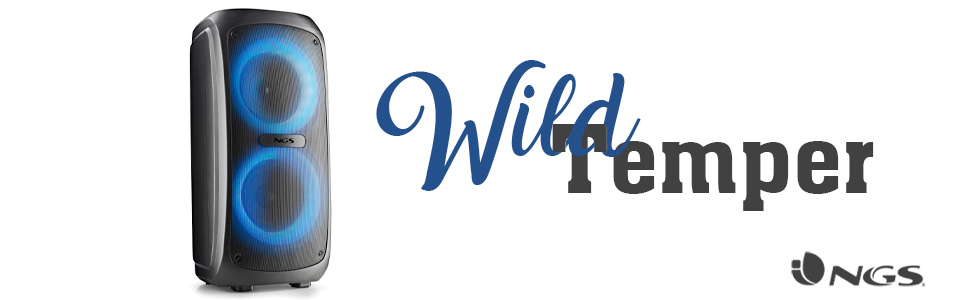 NGS, Wild Temper, Altavoz, Altavoz sin cables, NGS Wild Temper