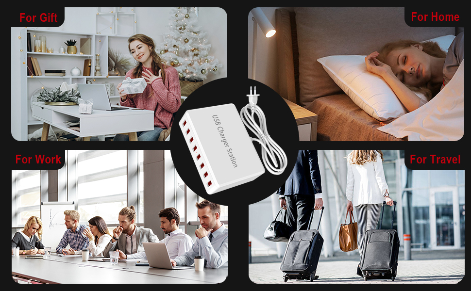 Cargador USB Multiple