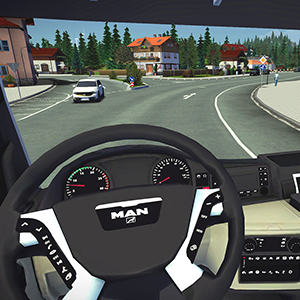 Simulación, mundo abierto, sandbox, conducción, excavadora, construcción, camión, transporte
