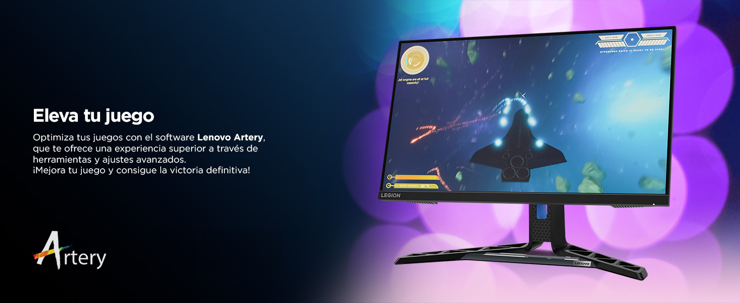 Lenovo Legion R25i-30 foto monitor con Lenovo Artery