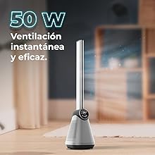 Ventilador de torre EnergySilence 9890 Skyline Bladeless Dark