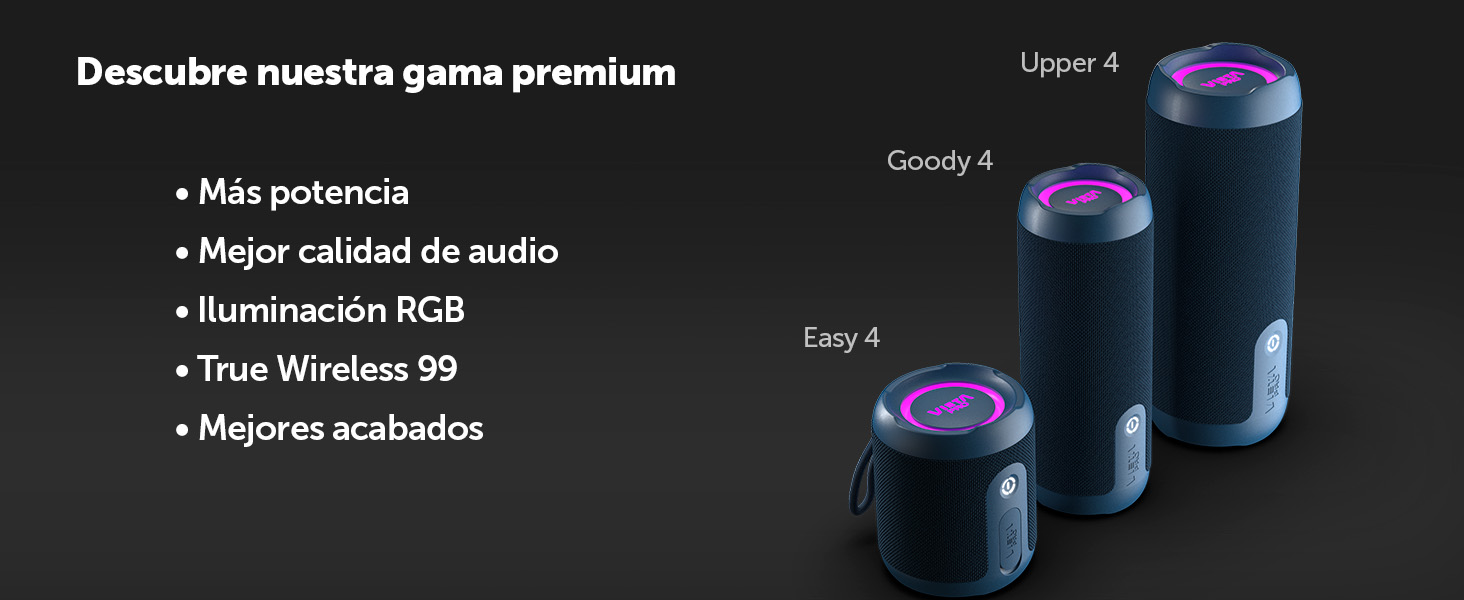 calidad acabados true wileress TWS 99 premium gama altavoces