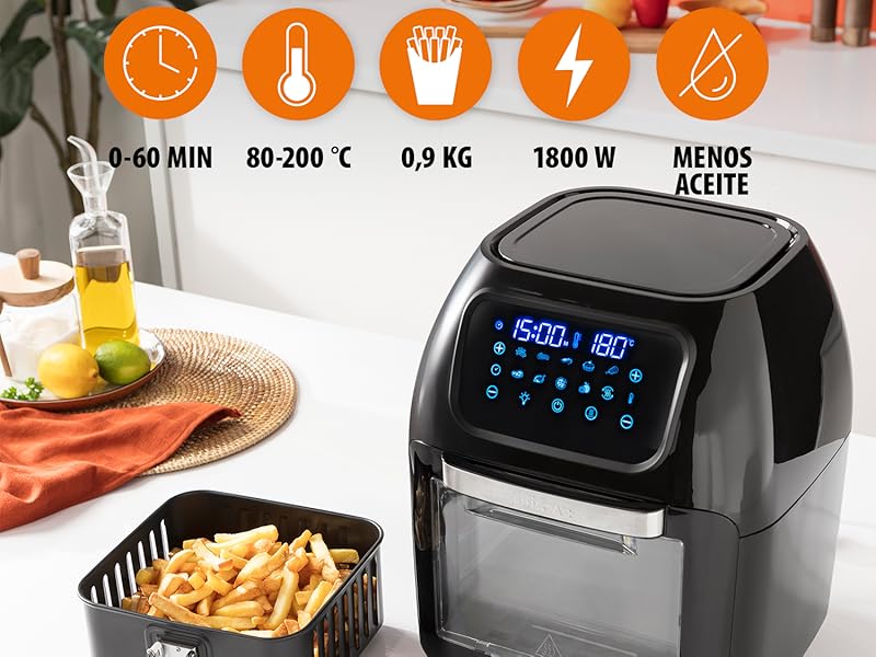B08B699FVK FR-6964 Freidora sin aceite y horno multifunción