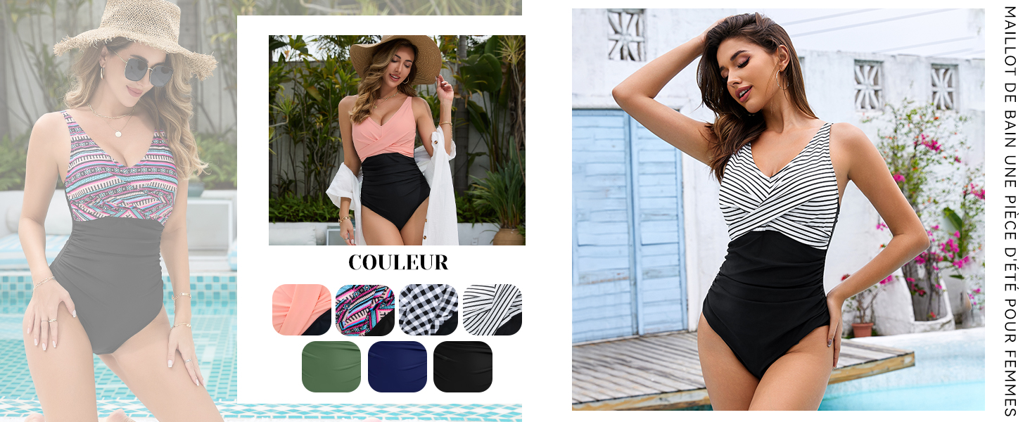 UMIPUBO Bañador Mujer Reductores Vientre Plano Talla Grande Traje de Baño
