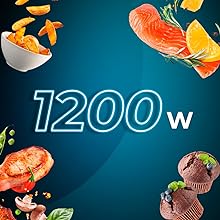 freidora sin aceite de aire caliente air fryer de 2,5 Litros dietética potencia 1200 W horno cocina