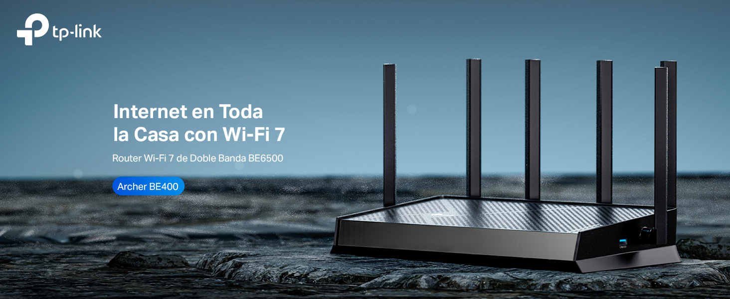 Archer BE400 - Nuevo Router Wi-Fi 7 BE6500 de Doble Banda