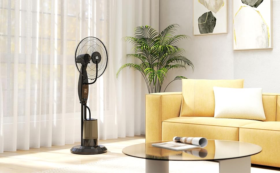 pulverizada ventiladores humidificador vaporizador fria hiel