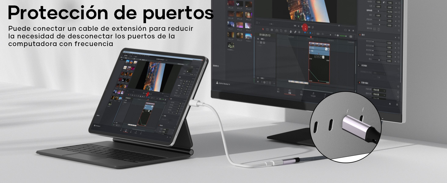 Cable de extensión USB C