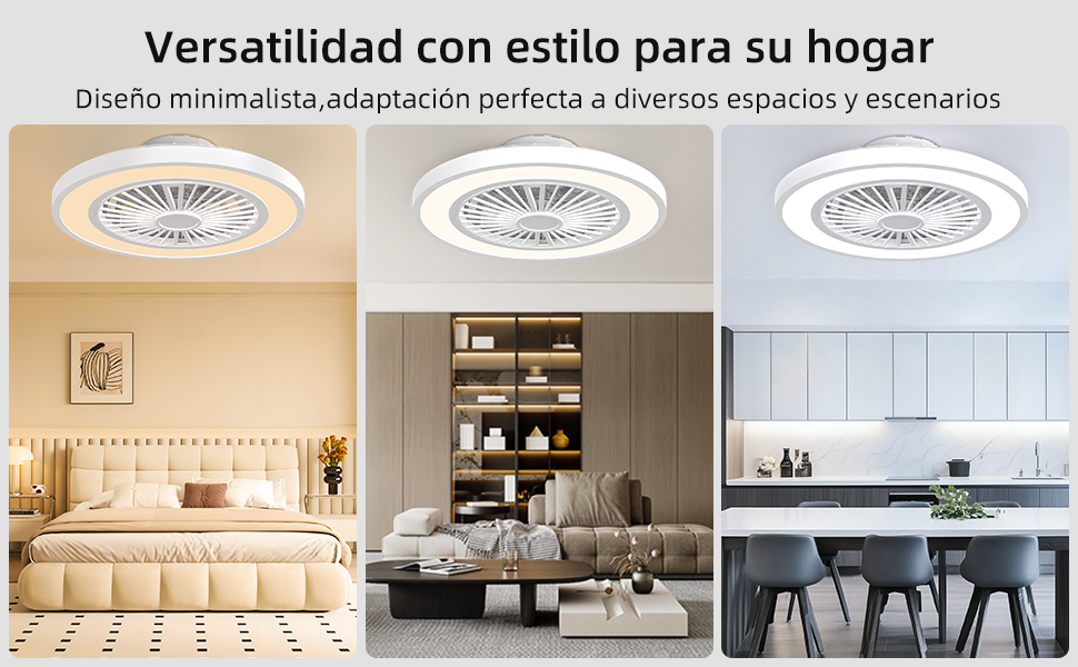 Ventilador de Techo con Luz