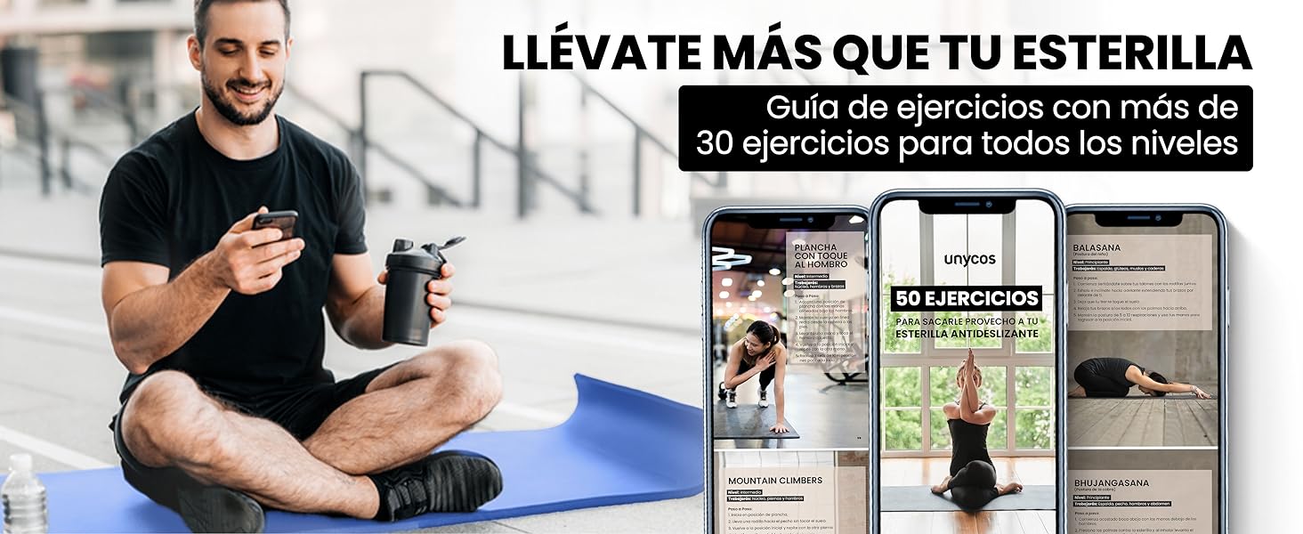 Esterilla de Yoga, Pilates y Fitness de 15 mm