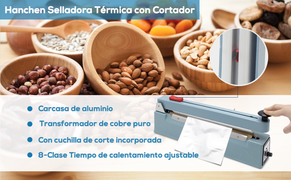 Hanchen Selladora Térmica con Cortador