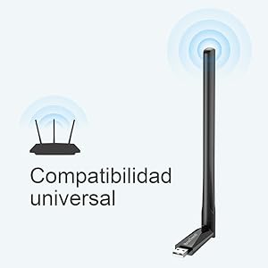 Adaptador WiFi USB Linux compatible con cualquier router o pasarela WiF de 802.11 AX AC