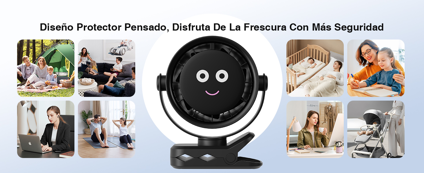 Ventilador Portátil de Clip