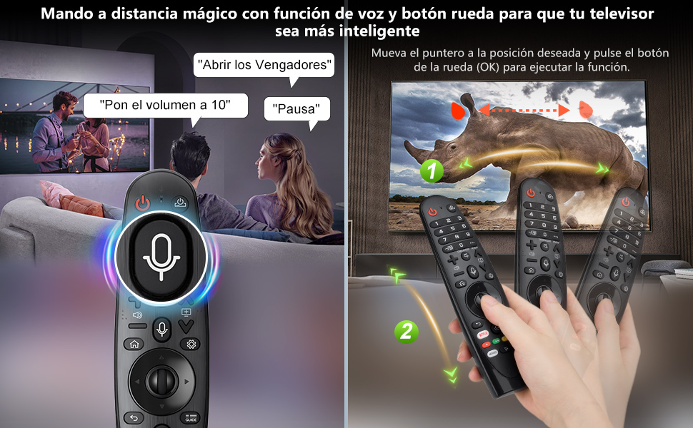mando tv lg smart tv,mando televisión lg,mando lg magic control