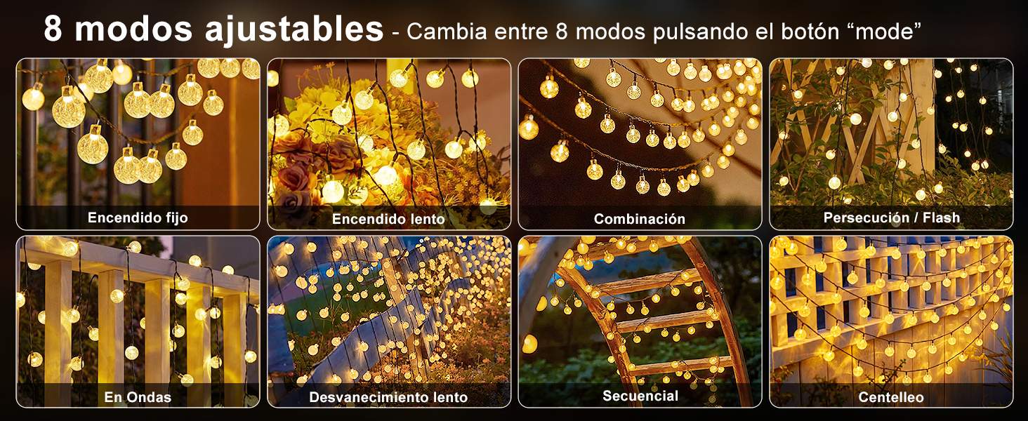 luces solares led exterior jardin