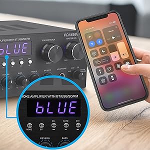 Amplificadores Potencia Sonido Audio Estéreo Bluetooth Inalámbrico Compacto Digital Sistema