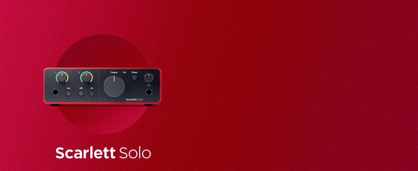 Scarlett Solo 4th Gen Header