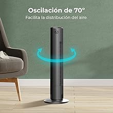 ventiladores de pie; ventiladores; ventilador de suelo; ventilador torre; ventilador; EnergySilence