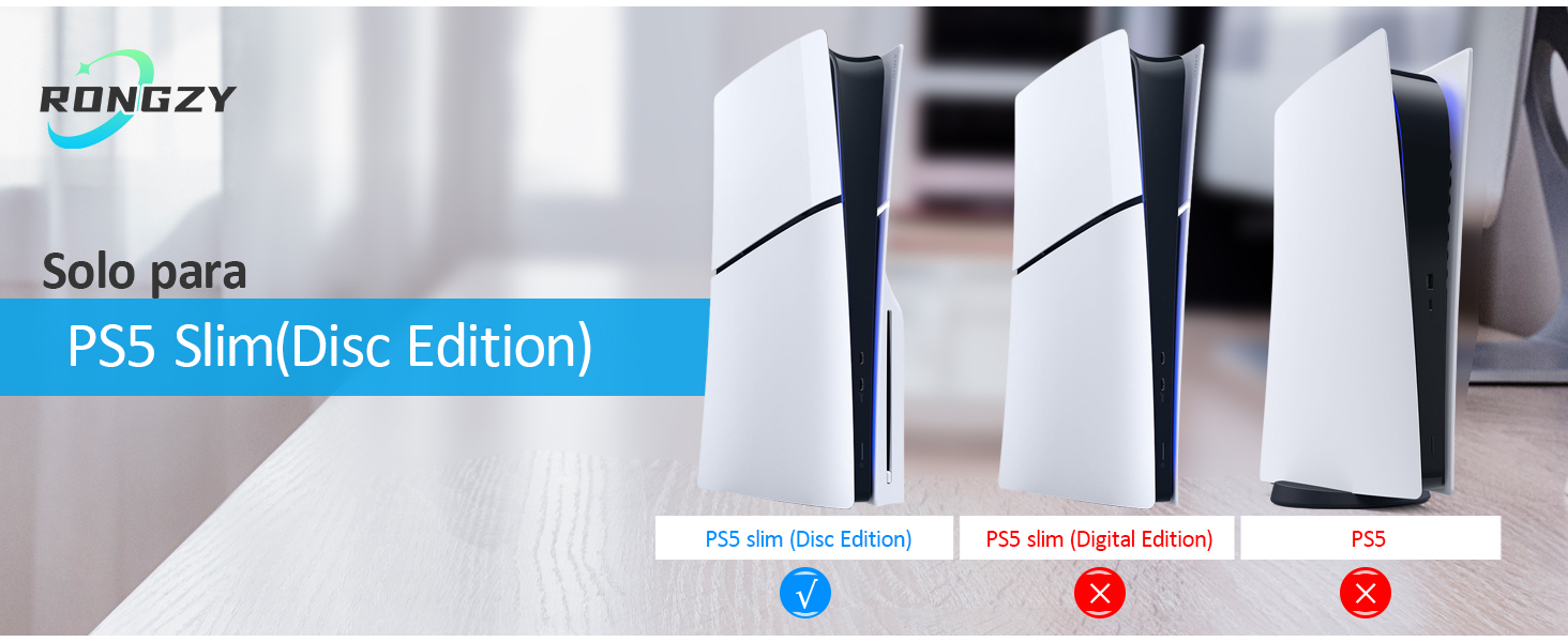 Soporte Horizontal para Playstation 5 Slim （ Disc Edition)