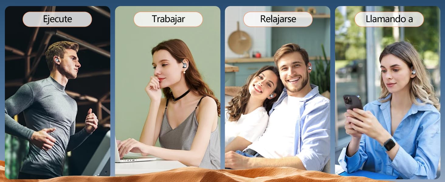 Cascos Cable Deportivos Inalámbricos Pinganillo Audifonos Auriculares Inalambricos Bluetooth Buds