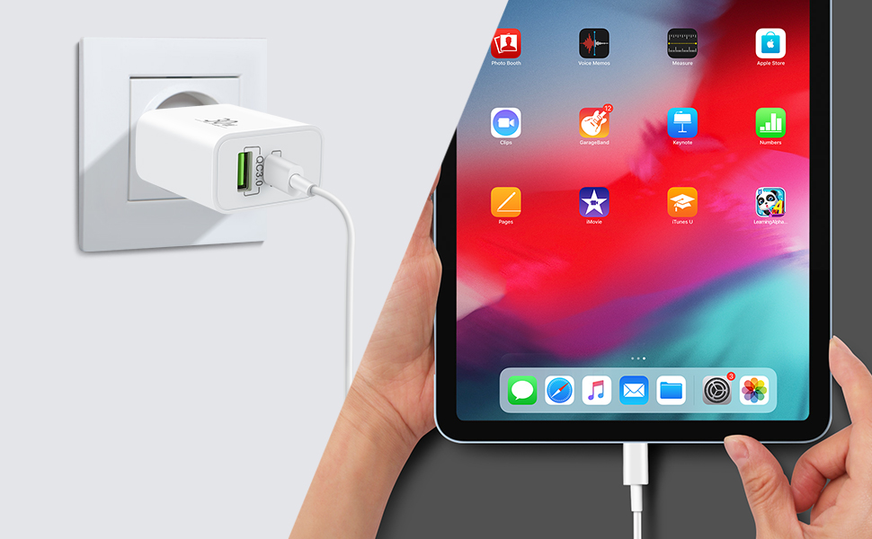 Cargador USB C 30W y Cable iPhone