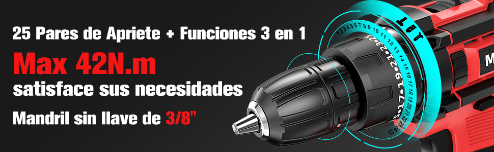 Taladro Percutor a Bateria