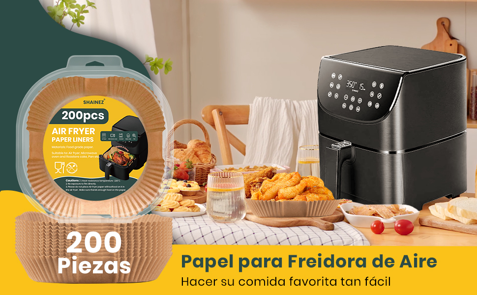papel freidora aire