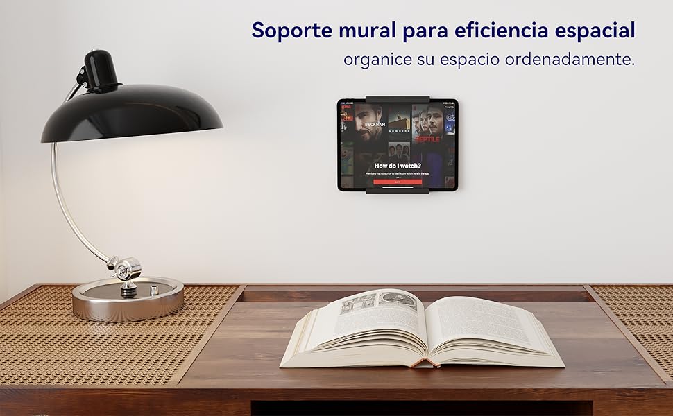 sciuU Soporte de Pared Universal para Tablets/Teléfono/Lector Electrónico/Control Remoto