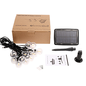 luz solar exterior jardin decorativa