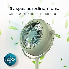 ventiladores de pie; ventilador pie; ventilador portatil; ventilador silencioso; ventilador cecotec