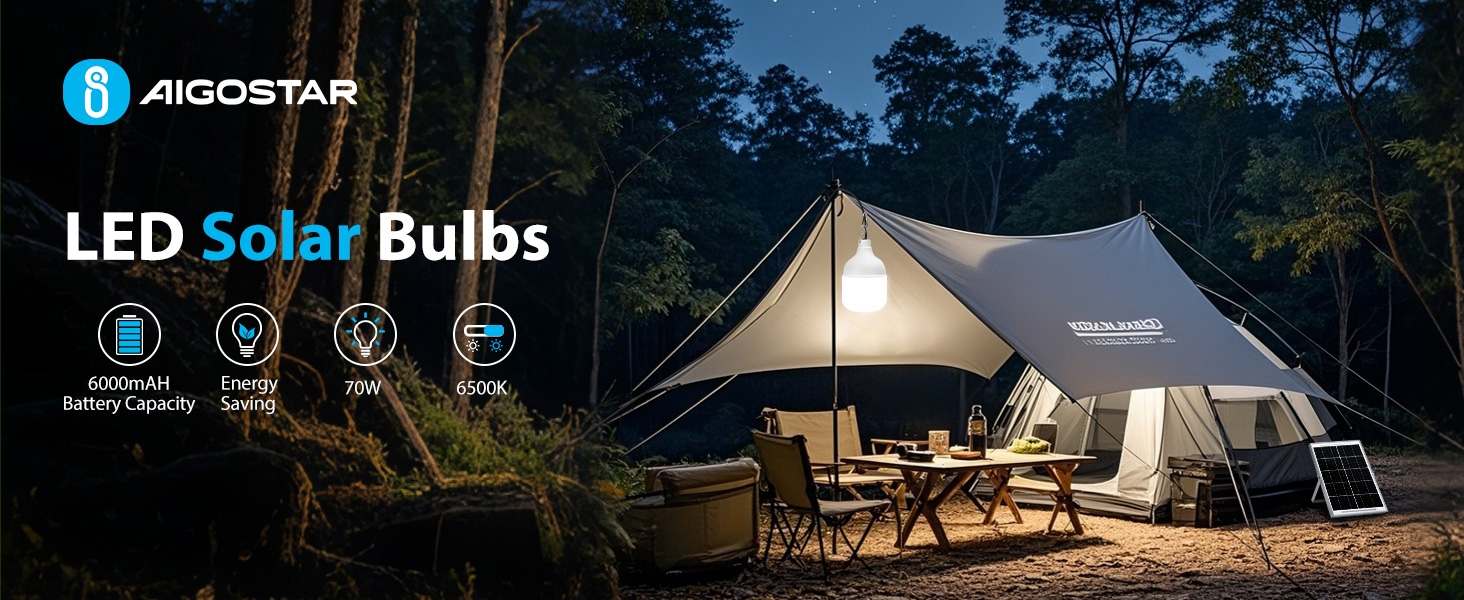 luz LED solar exterior