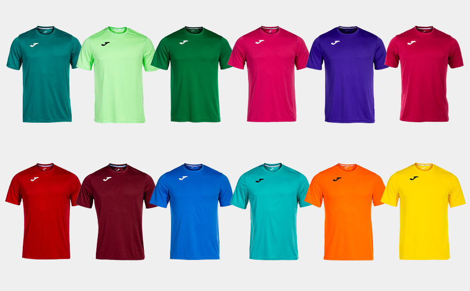 joma hombre gym deporte camiseta manga corta