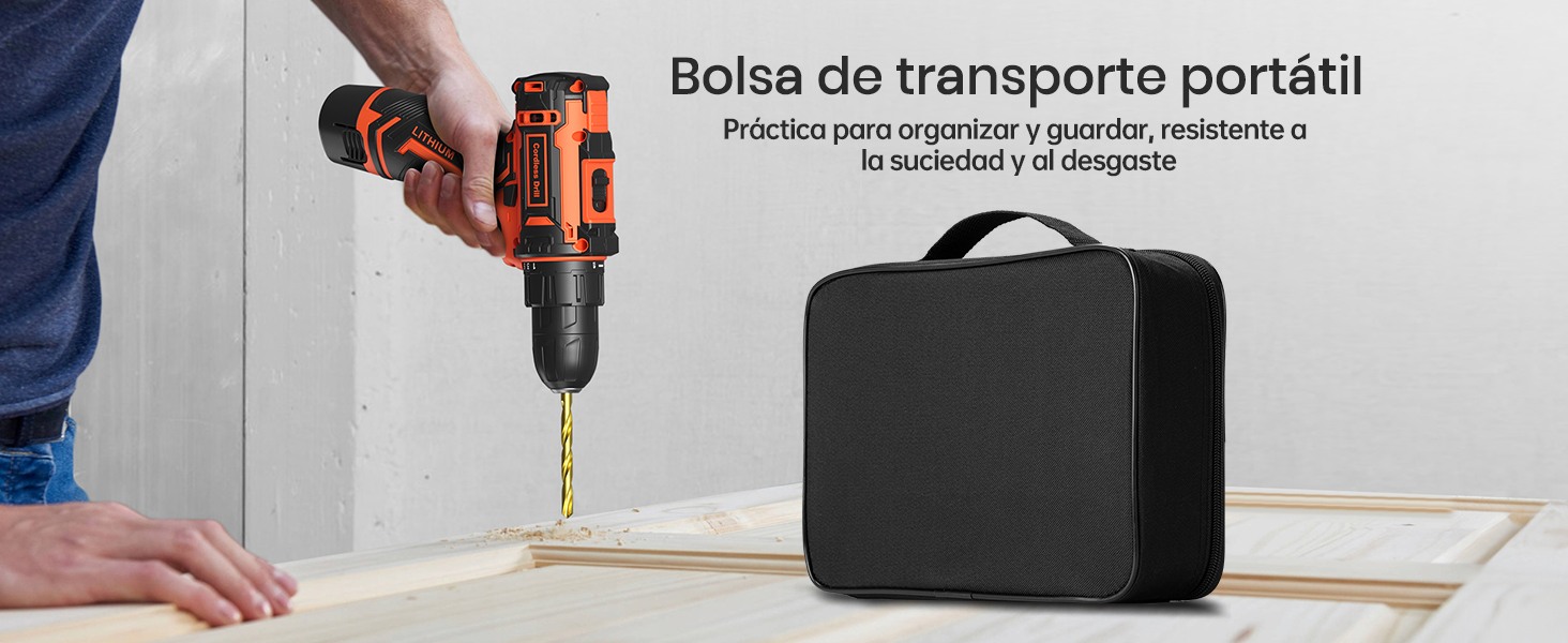 taladro atornillador batería