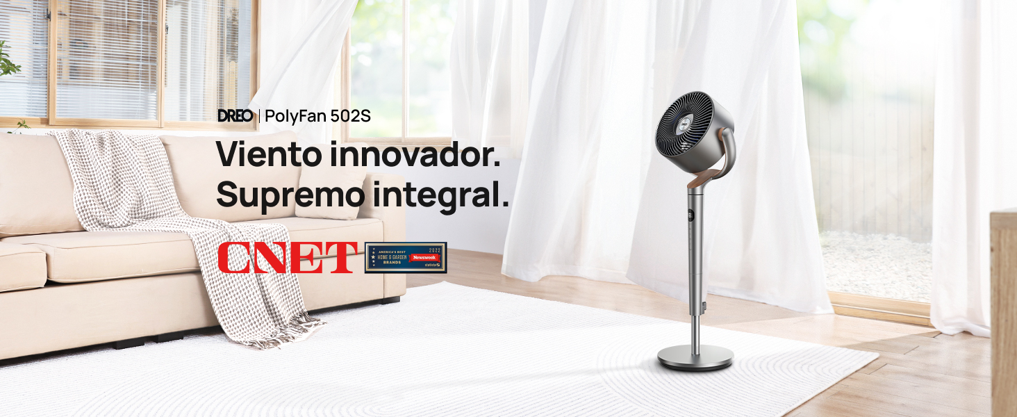 Dreo Ventiladores de mesa inteligentes para dormitorio