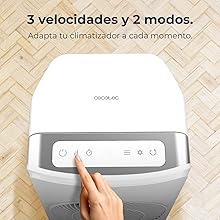 aire acondicionado; climatizador evaporativo; enfriador de aire; aire acondicionado portatil